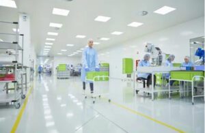 A medtech manufacturing clean room